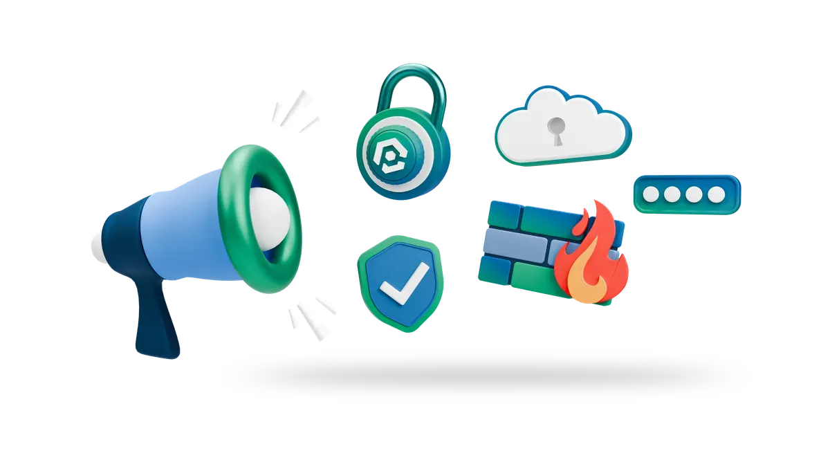 3D illustration of cyber security awareness training